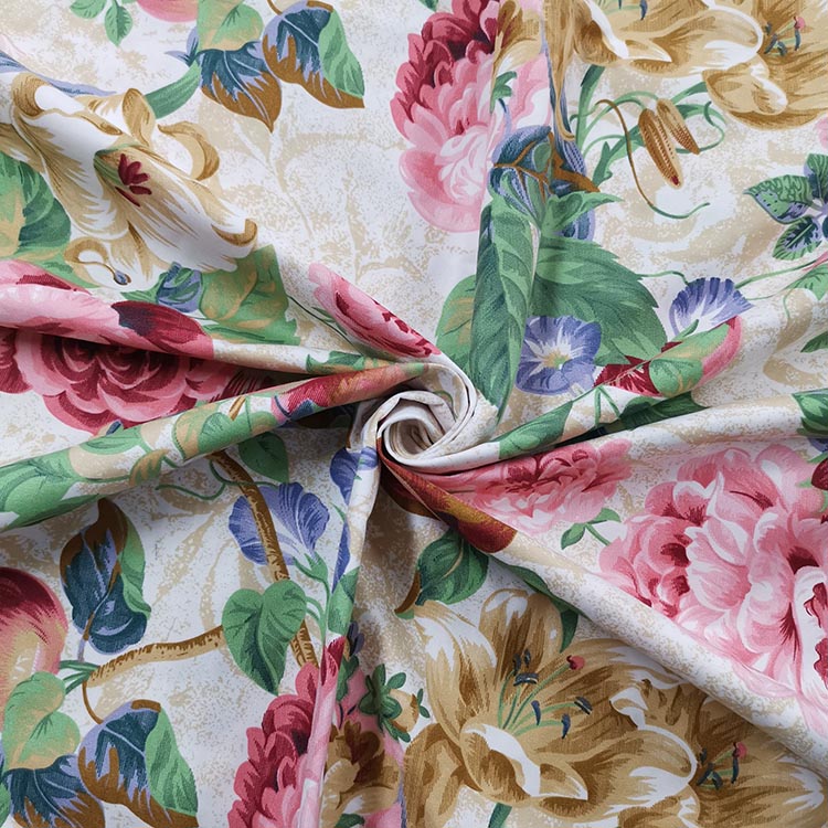 Ткань из 100% полиэстера с дисперсным принтом