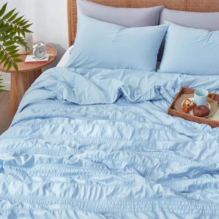 Ткань для одеяла из сирсакера